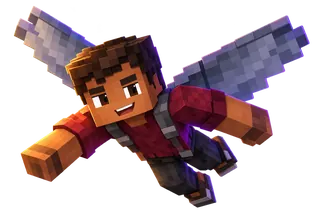 Minecraft glider character