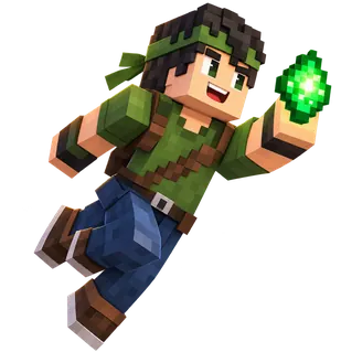 Minecraft mage character
