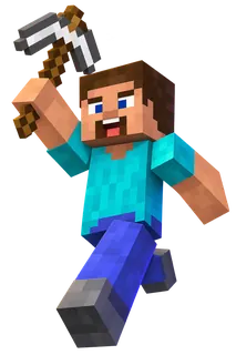 Minecraft miner character