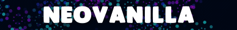 Neovanilla.mc.gg Minecraft server banner