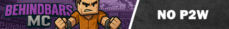 BehindBarsMC Minecraft server banner