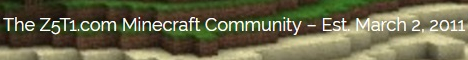 Z5T1 Minecraft server banner