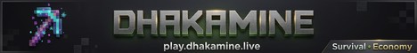 DhakaMine Minecraft server banner