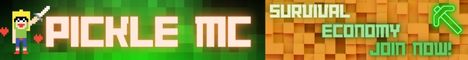 PickleMC Minecraft server banner