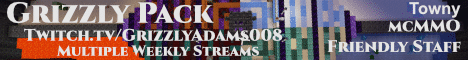 Grizzly Pack Minecraft server banner