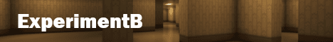 Experiment B (Backrooms) Minecraft server banner