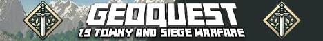 GeoquestMC Minecraft server banner