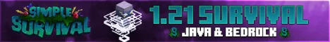 XIAU Survival Minecraft server banner