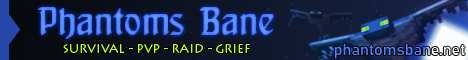 Phantoms Bane Minecraft server banner