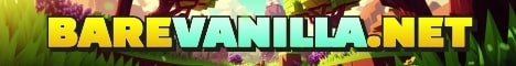 BareVanilla Minecraft server banner