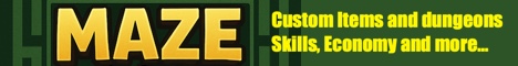 MazeMC Minecraft server banner