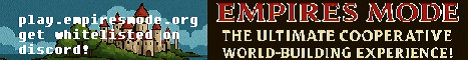 Empires Mode Minecraft server banner