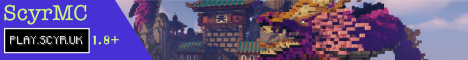 ScyrMC Minecraft server banner