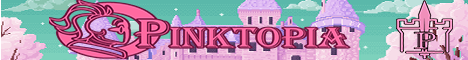 Pinktopia Minecraft server banner