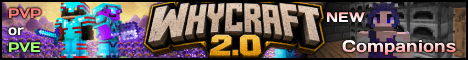 WhyCraft Minecraft server banner
