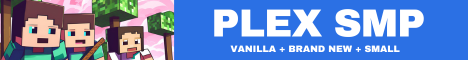 PLEX SMP Minecraft server banner