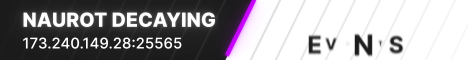 Naruto Decaying Minecraft server banner