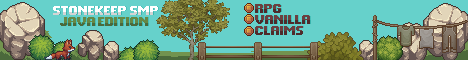 stone keepsmp Minecraft server banner