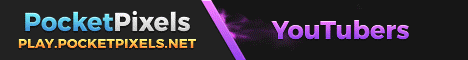 PocketPixels Minecraft server banner
