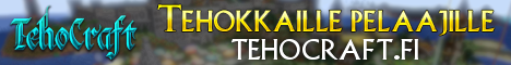TehoCraft Minecraft-Server-Banner