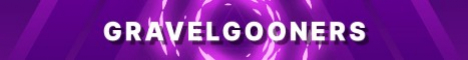 GravelGooners Minecraft server banner