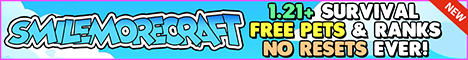 Banner SmileMoreCraft Survival SMP