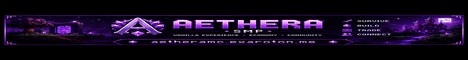 AetheraSMP Minecraft server banner