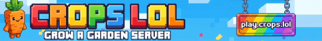 Crops.lol Minecraft server banner