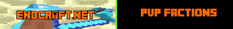 Endcraft.net Minecraft server banner