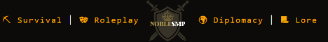 NobleSMP Minecraft server banner