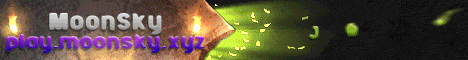 MoonSky Minecraft server banner