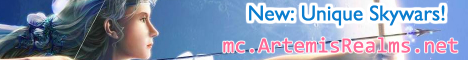Artemis Realms Minecraft server banner