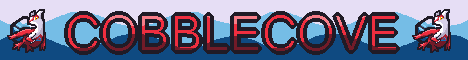CobbleCove Minecraft server banner
