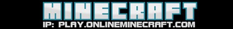 OnlineMinecraft Minecraft server banner