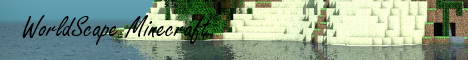WorldScape2 Minecraft server banner