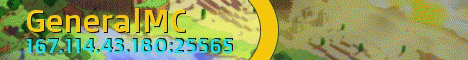 GeneralMC Minecraft server banner
