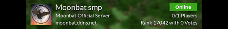 Moonbat smp Minecraft server banner