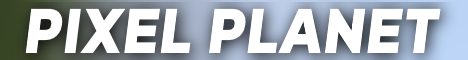 Pixel Planet Minecraft server banner