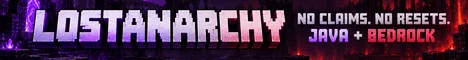 LostAnarchy Minecraft server banner