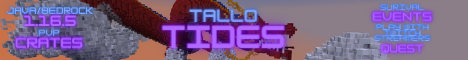 Tallo Tides Minecraft server banner