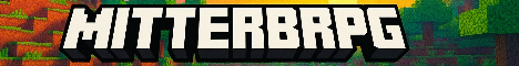MitterBRPG Minecraft server banner