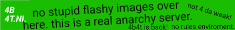 4b4t Minecraft server banner