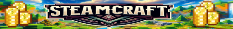 SteamCraft Minecraft server banner