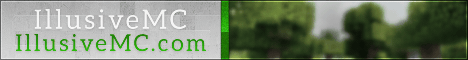 IllusiveMC Survival Minecraft server banner