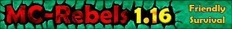 MC-Rebels Minecraft server banner