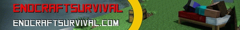 EndCraftSurvival Minecraft server banner