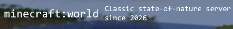 minecraft-world Minecraft server banner