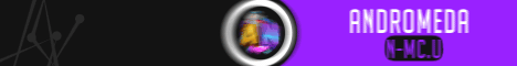 Andromeda Network Minecraft server banner