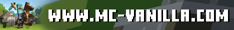mc-vanilla.com Minecraft server banner