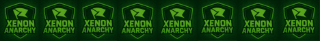 Xenon Anarchy Minecraft server banner